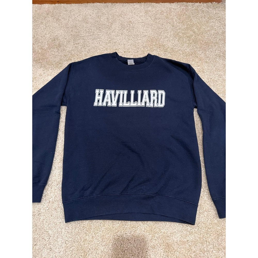 Gildan Throne of Glass Dorian Havilliard Sweatshirt Navy Blue Small